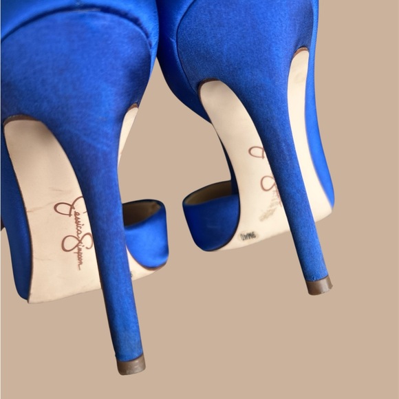 Jessica Simpson Royal Blue Heels - Picture 5 of 7